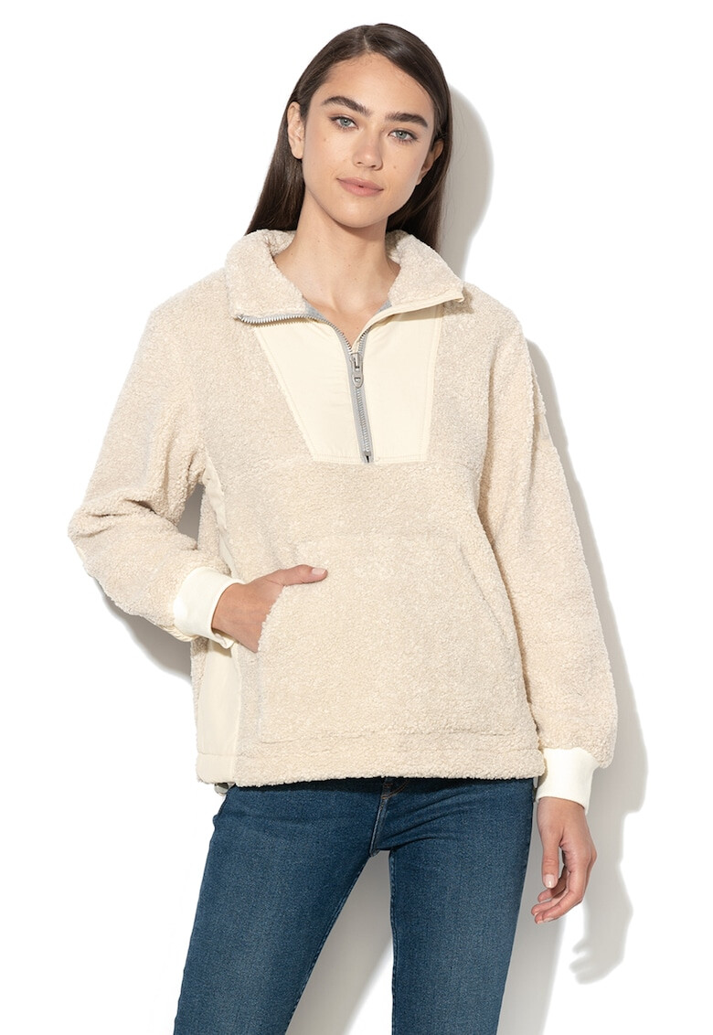 Lee Bluza sport de blana shearling sintetica cu buzunar kangaroo - Pled.ro