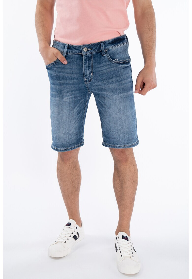 Lee Cooper Bermude de denim cu aspect decolorat - Pled.ro