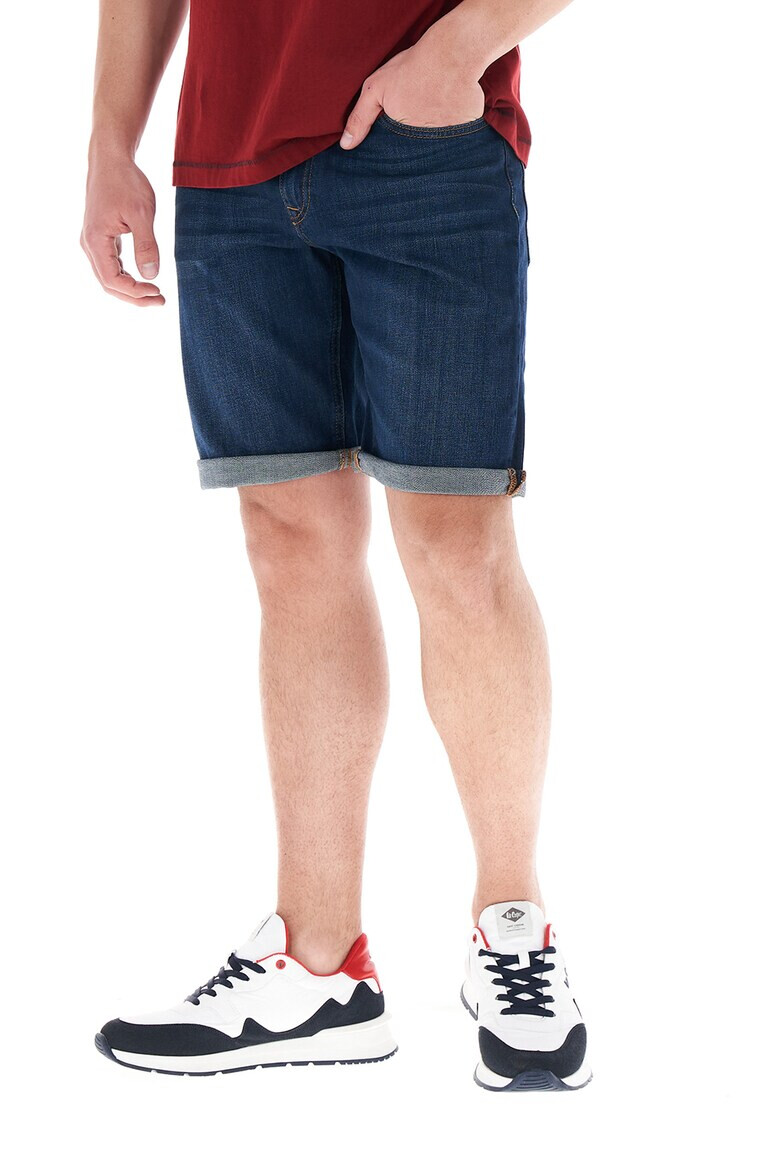 Lee Cooper Bermude de denim cu terminatie rasucita - Pled.ro