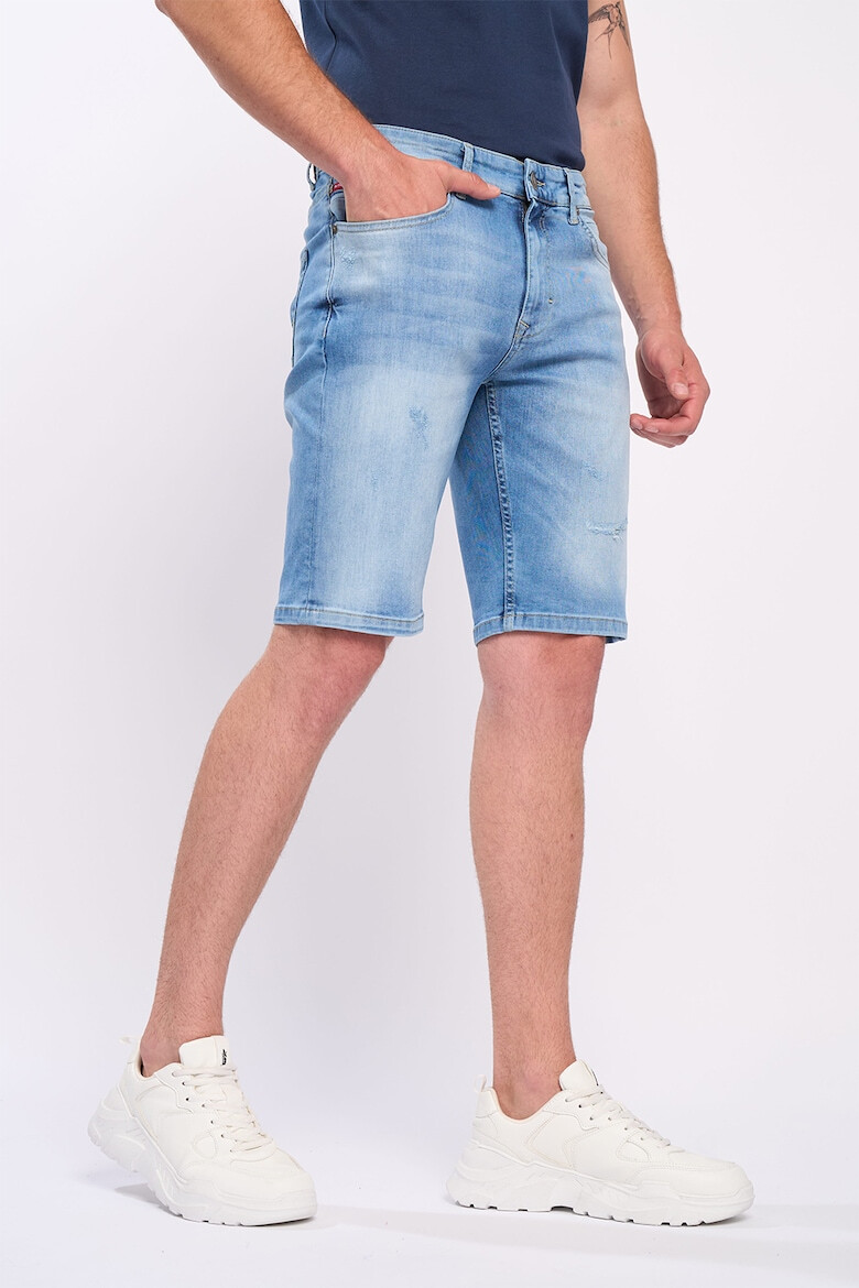 Lee Cooper Bermude din denim cu aspect decolorat - Pled.ro