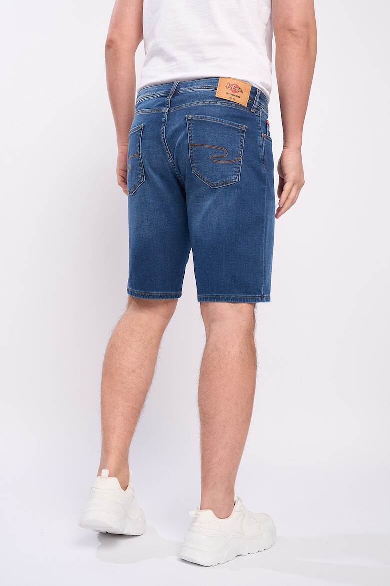 Lee Cooper Bermude din denim cu talie medie si 5 buzunare - Pled.ro