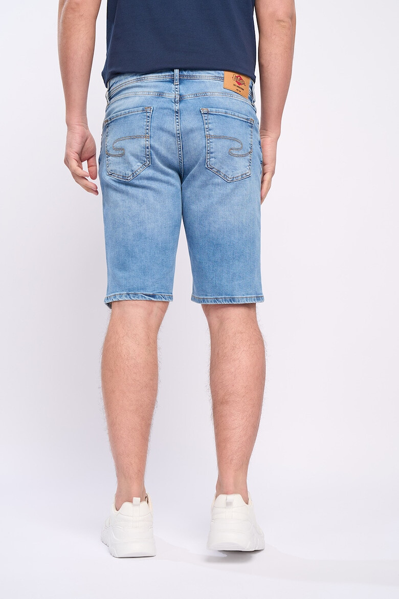 Lee Cooper Bermude din denim cu talie medie si 5 buzunare - Pled.ro