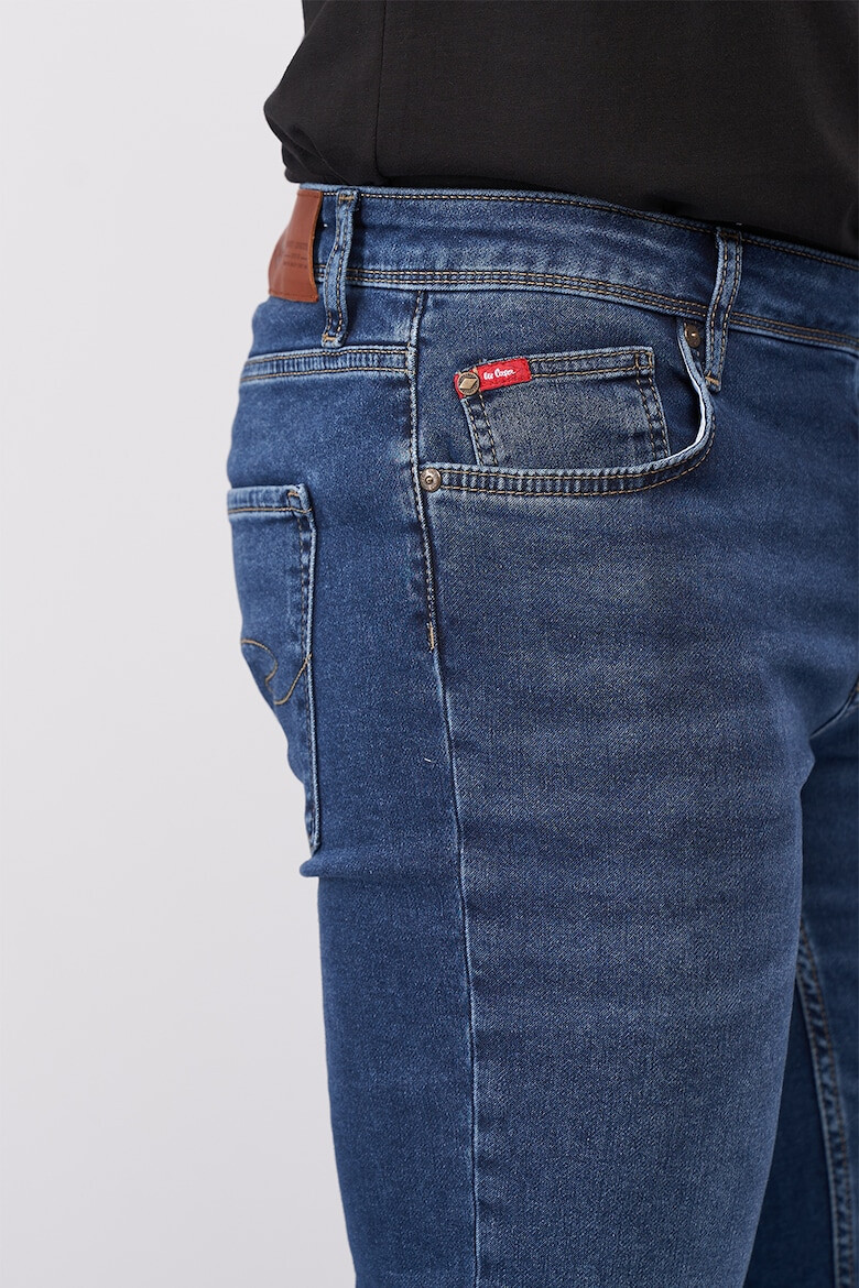 Lee Cooper Blugi barbat slim cu aspect usor decolorat Dark Blue - Pled.ro