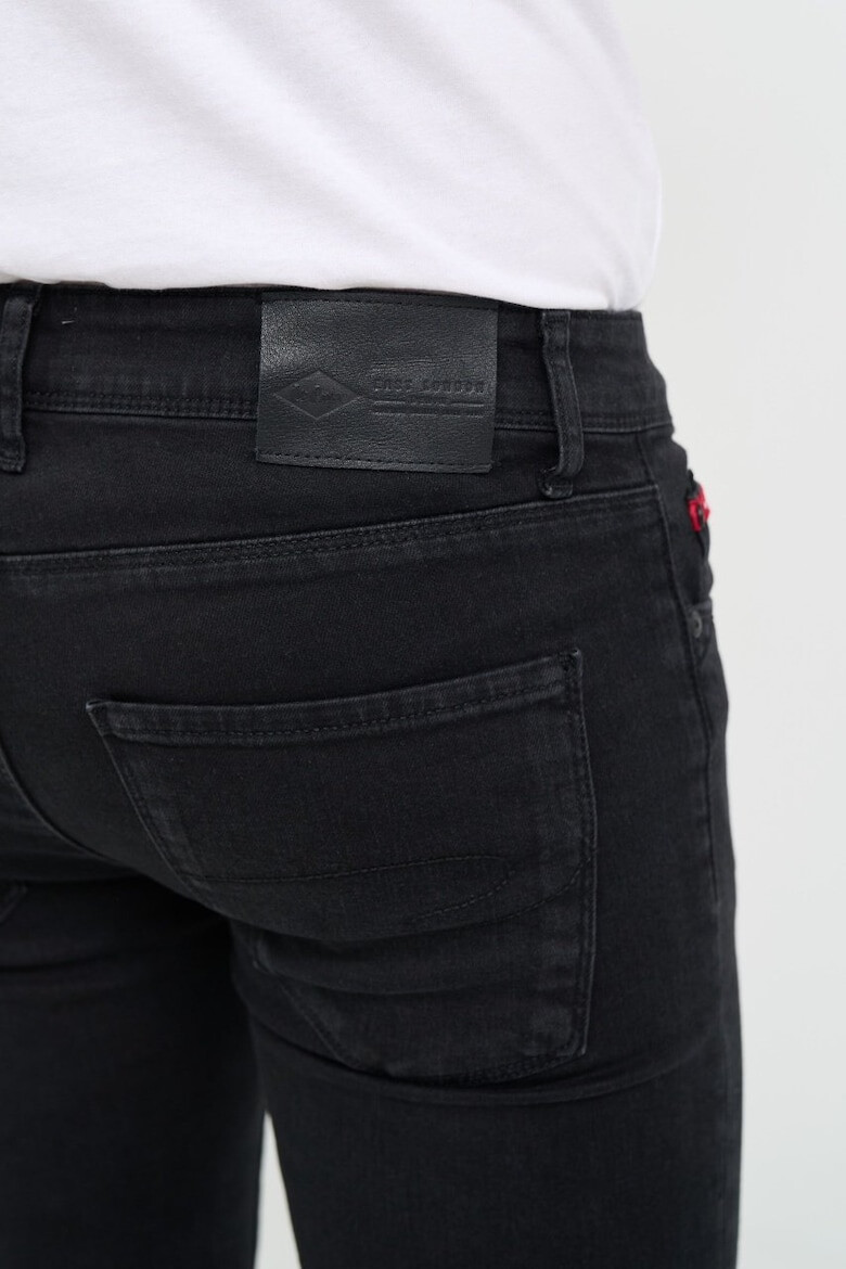 Lee Cooper Blugi barbat slim inchisa Negru - Pled.ro