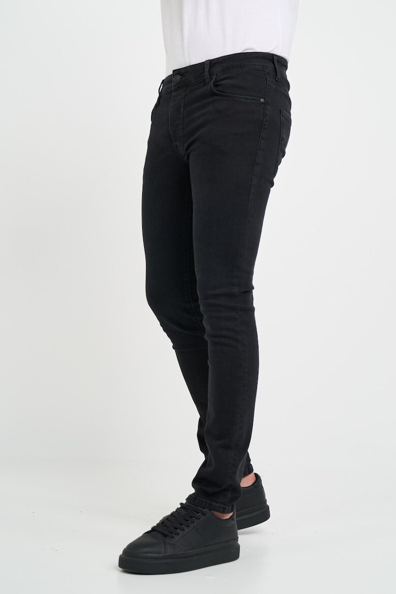 Lee Cooper Blugi barbat slim inchisa Negru - Pled.ro