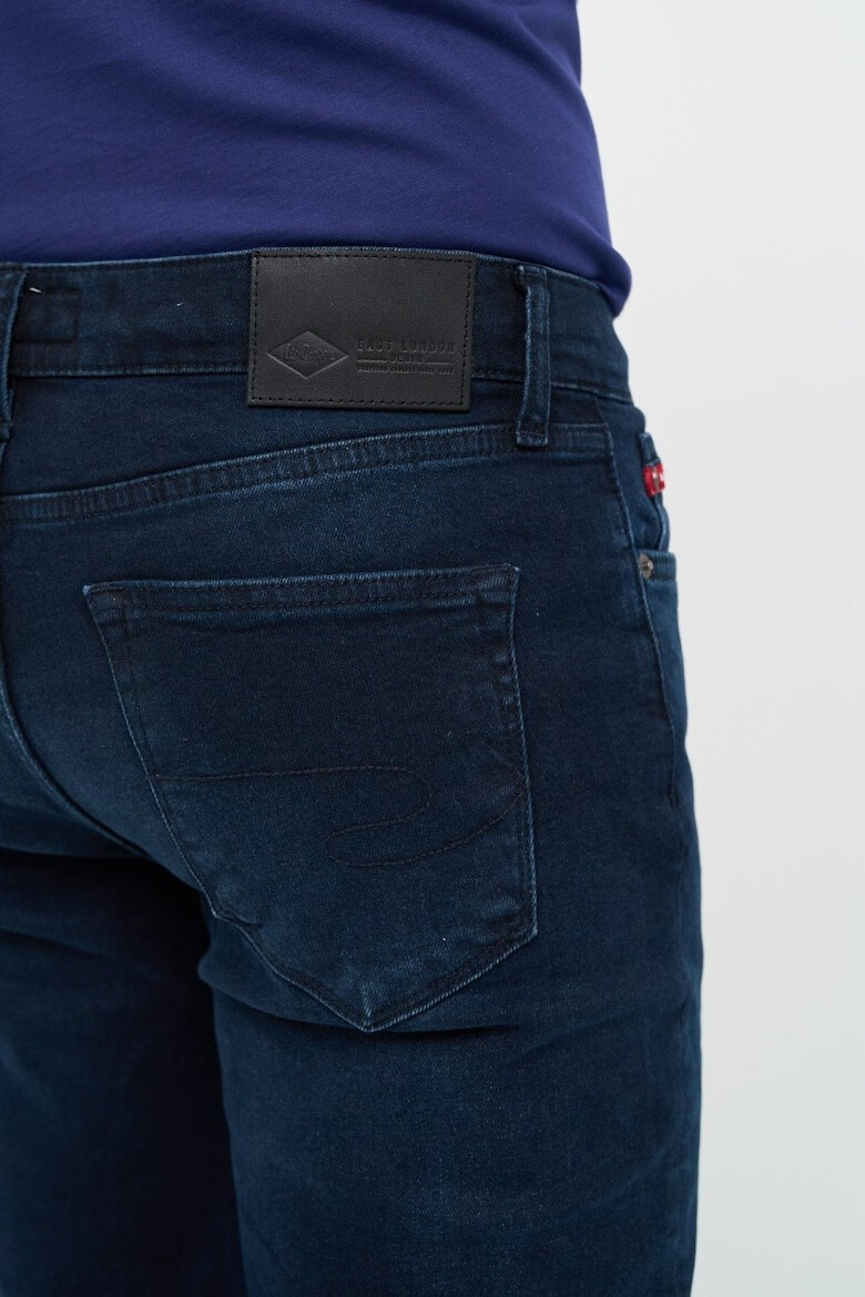 Lee Cooper Blugi barbat slim inchisa si logo Albastru - Pled.ro