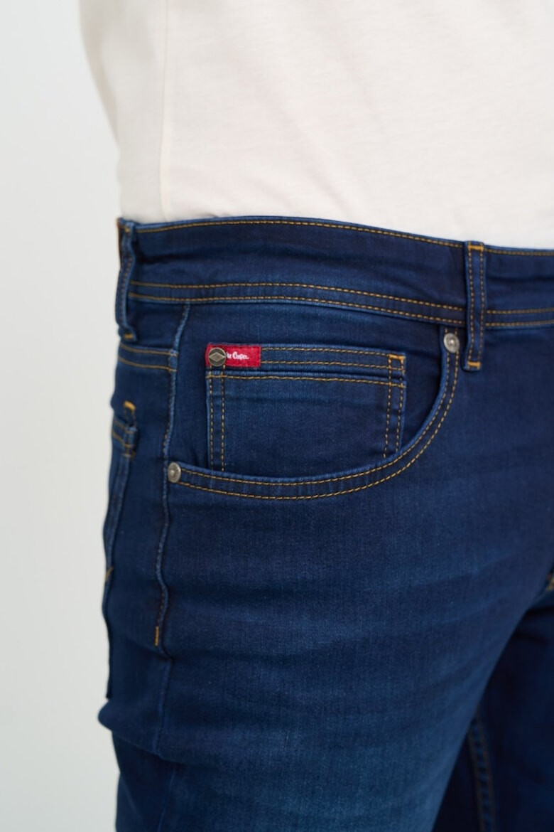 Lee Cooper Blugi barbat straight cu aspect decolorat Albastru - Pled.ro