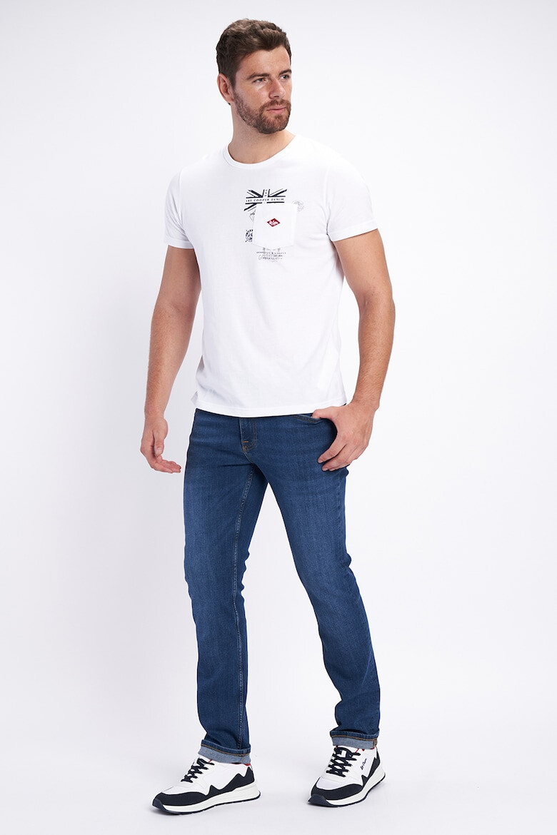 Lee Cooper Blugi cu talie joasa si aspect decolorat - Pled.ro