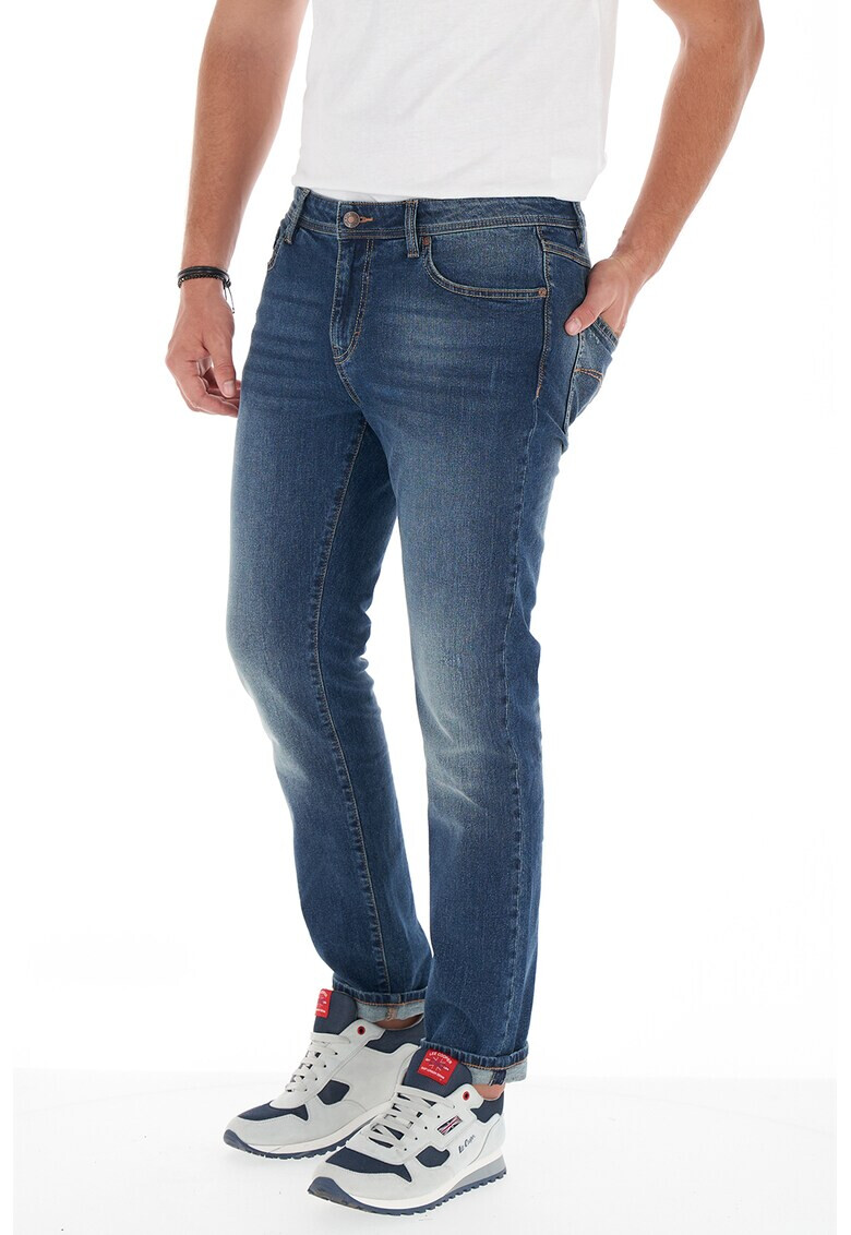 Lee Cooper Blugi slim fit cu aspect decolorat - Pled.ro