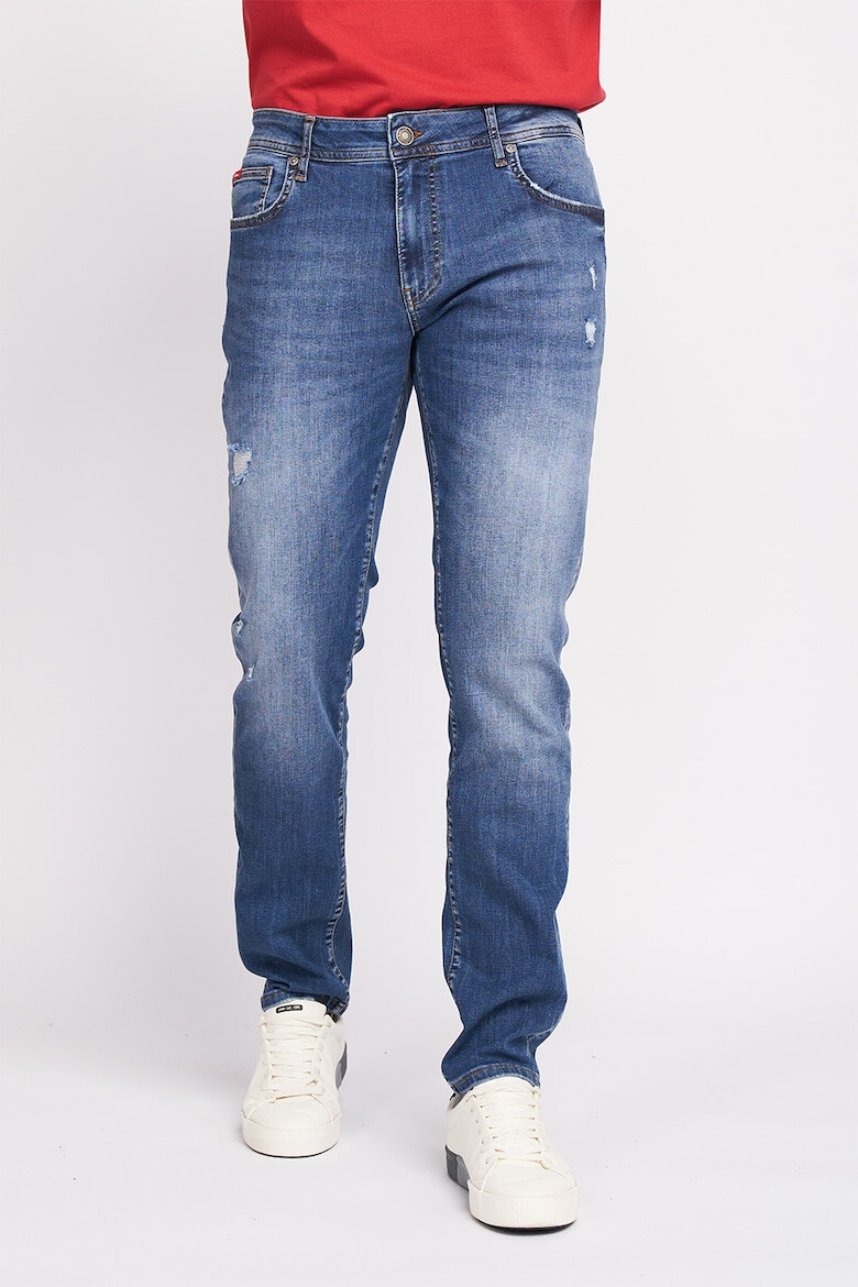 Lee Cooper Blugi slim fit cu detalii cu aspect deteriorat - Pled.ro