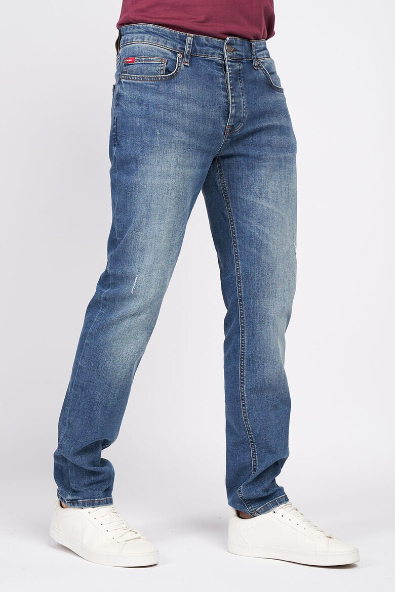 Lee Cooper Blugi slim fit cu talie medie - Pled.ro