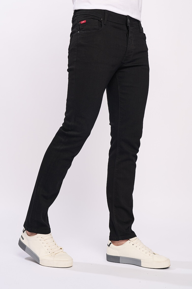 Lee Cooper Blugi slim fit cu talie medie si 5 buzunare - Pled.ro