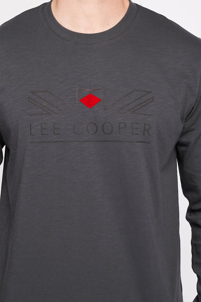 Lee Cooper Bluza de bumbac cu imprimeu logo - Pled.ro