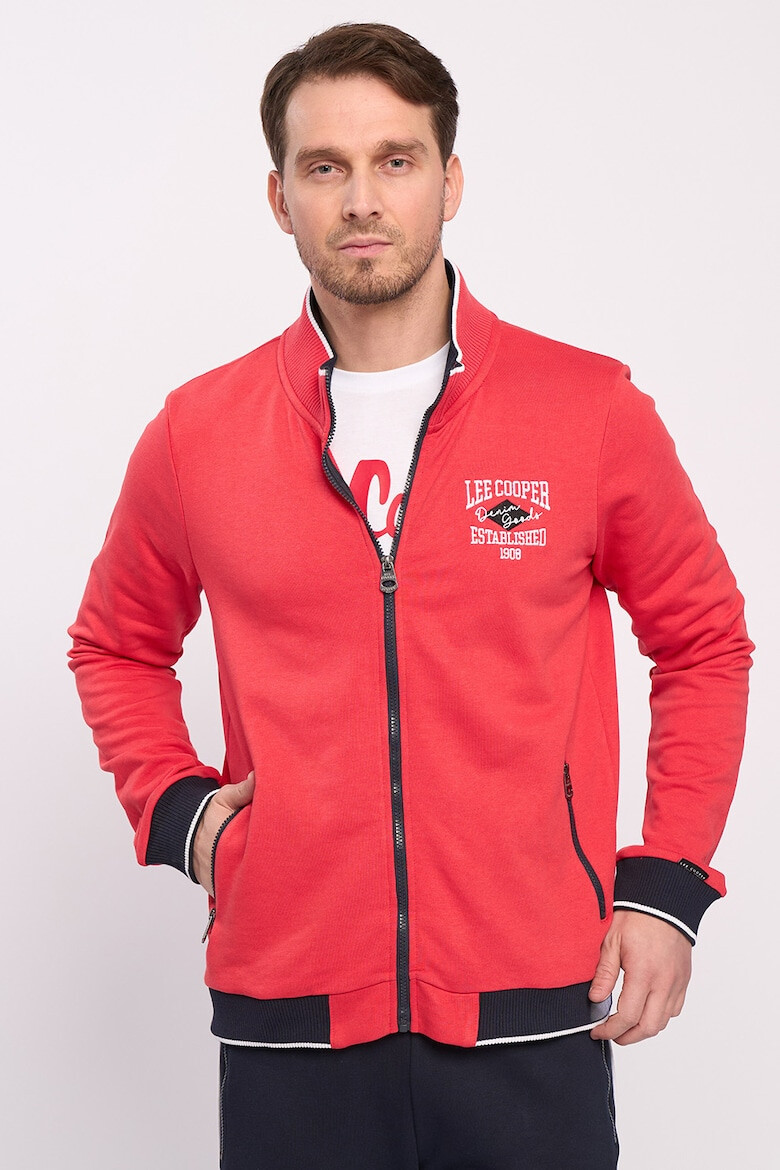 Lee Cooper Bluza de trening cu fermoar si buzunare oblice - Pled.ro