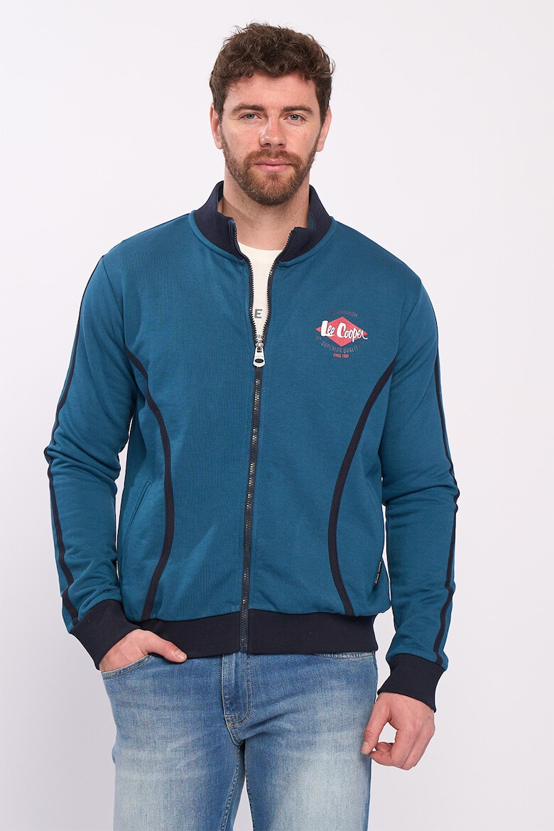 Lee Cooper Bluza de trening cu fermoar si buzunare oblice - Pled.ro