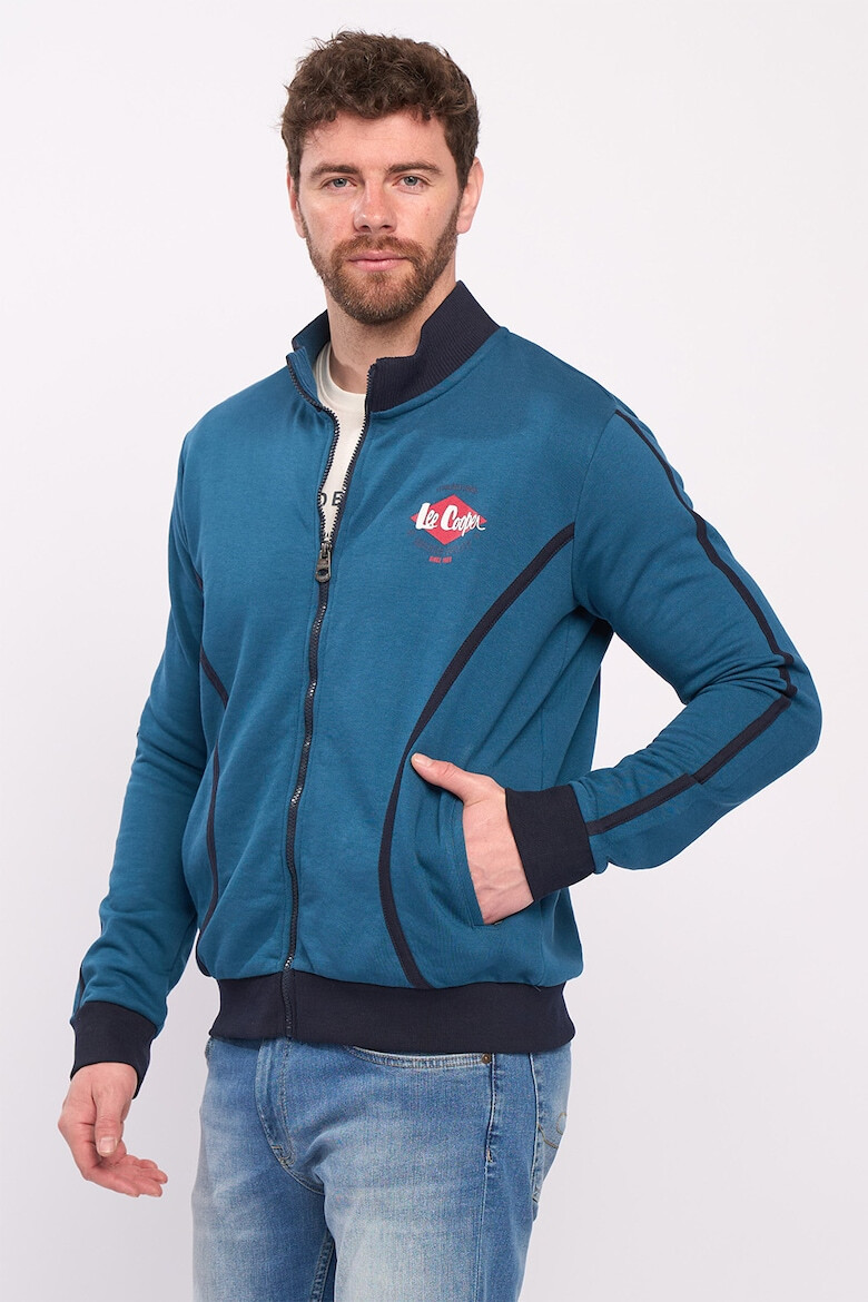 Lee Cooper Bluza de trening cu fermoar si buzunare oblice - Pled.ro