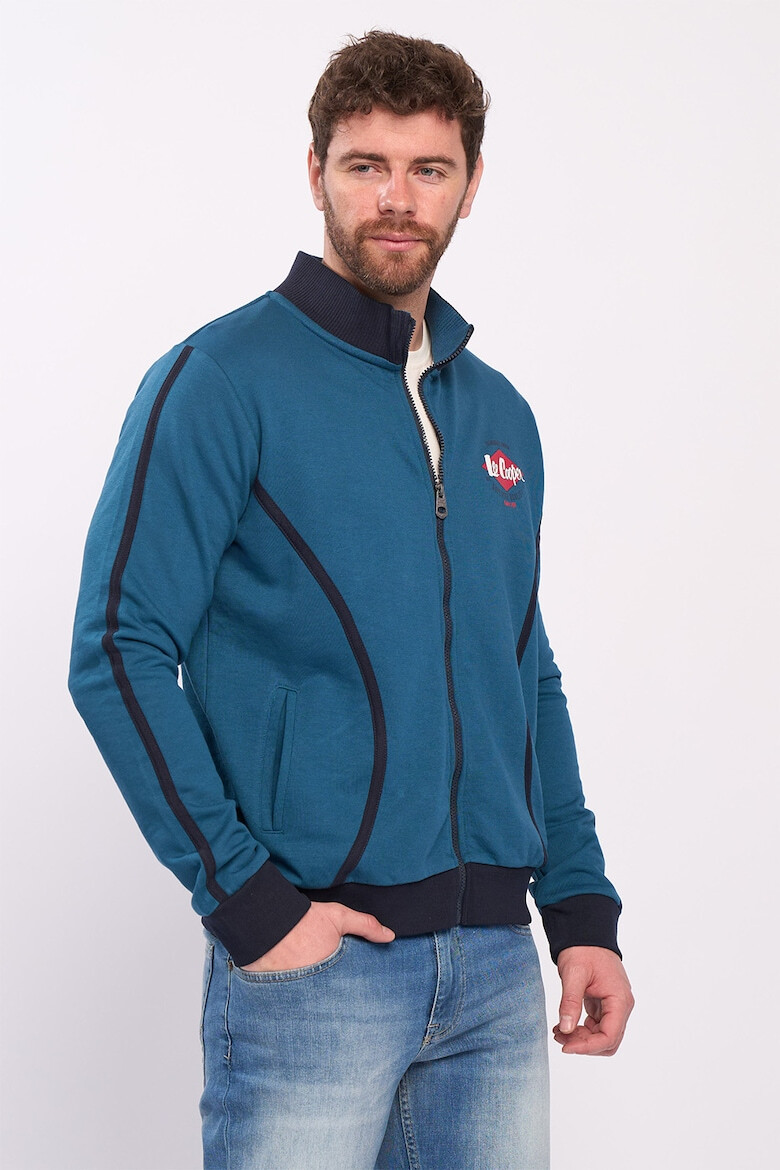 Lee Cooper Bluza de trening cu fermoar si buzunare oblice - Pled.ro