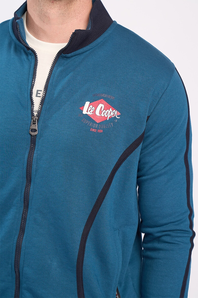 Lee Cooper Bluza de trening cu fermoar si buzunare oblice - Pled.ro