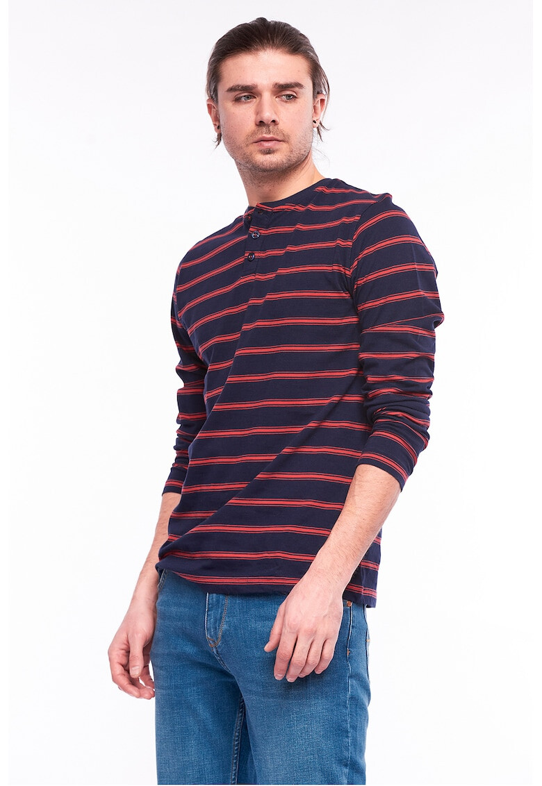 Lee Cooper Bluza Henley in dungi - Pled.ro