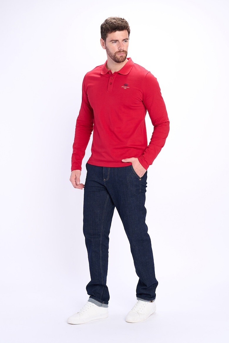 Lee Cooper Bluza polo cu logo - Pled.ro