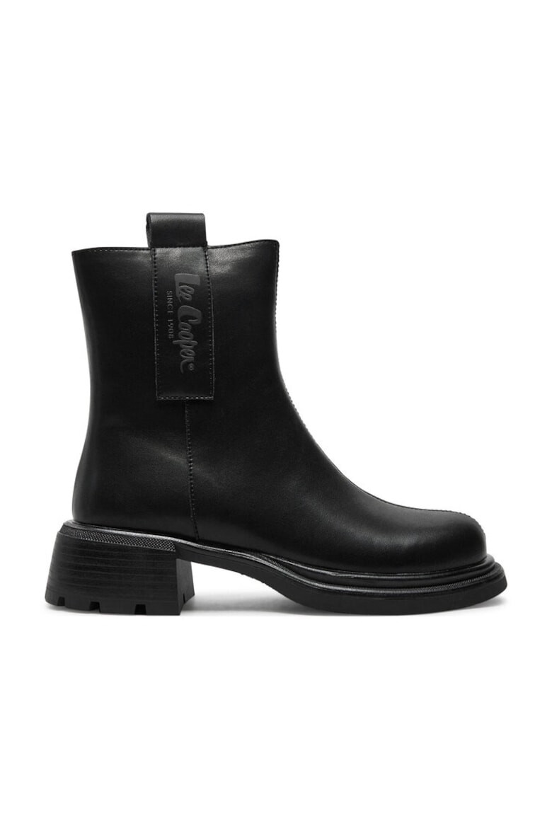 Lee Cooper Botine LCJ-24-01-2981LA Negru Piele lacuita - Pled.ro