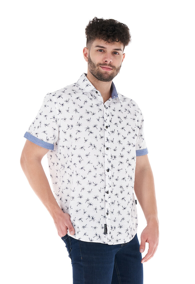 Lee Cooper Camasa cu maneci scurte si model tropical - Pled.ro