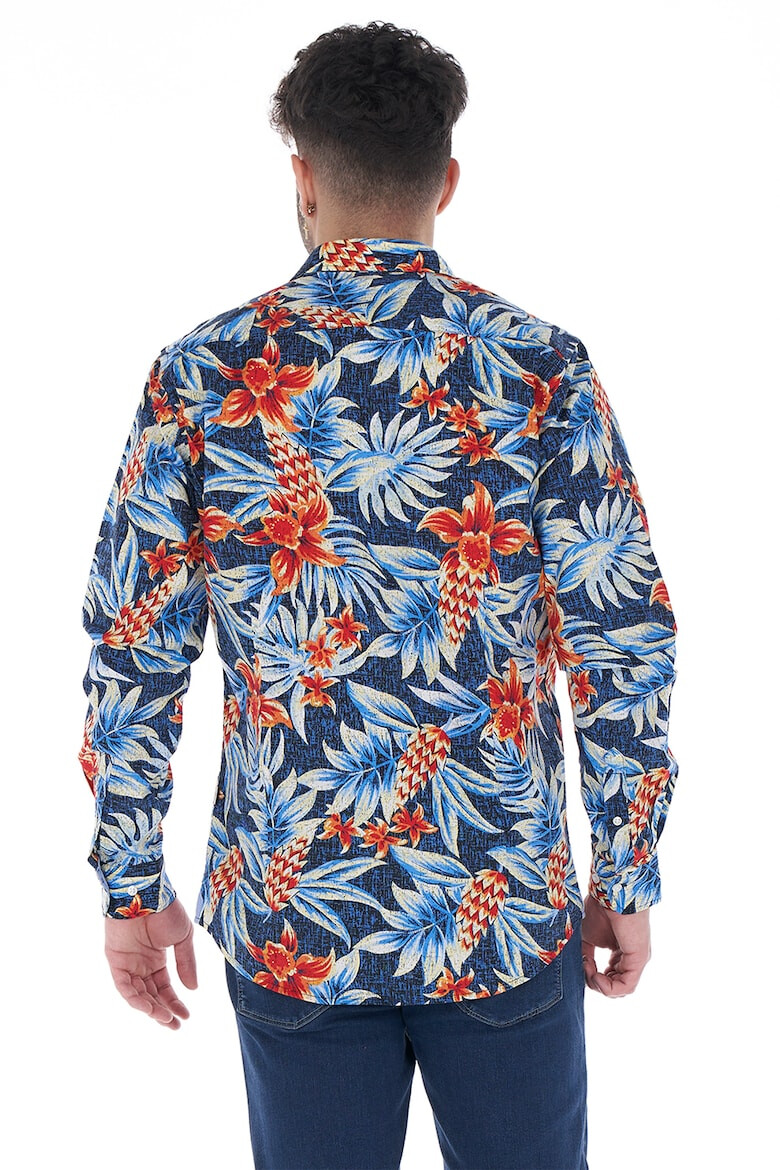 Lee Cooper Camasa din amestec de bumbac cu model tropical - Pled.ro