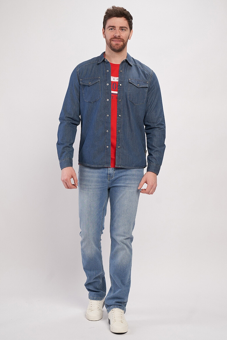 Lee Cooper Camasa din denim cu buzunare pe piept - Pled.ro