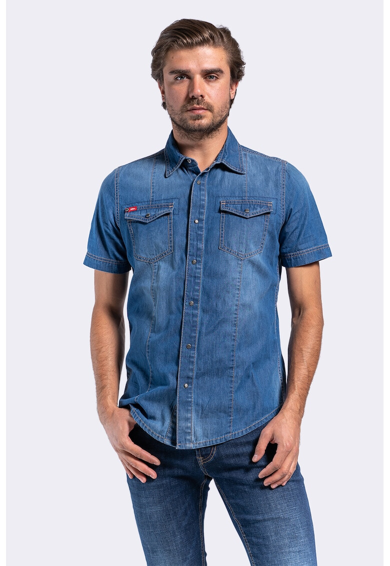 Lee Cooper Camasa din denim cu maneci scurte - Pled.ro