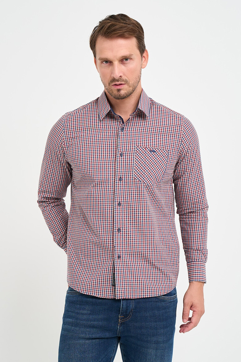 Lee Cooper Camasa regular fit in carouri - Pled.ro