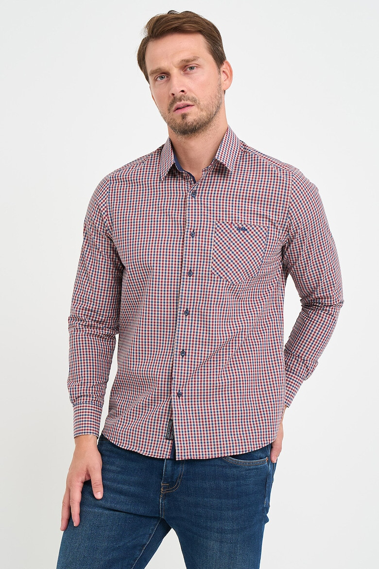 Lee Cooper Camasa regular fit in carouri - Pled.ro