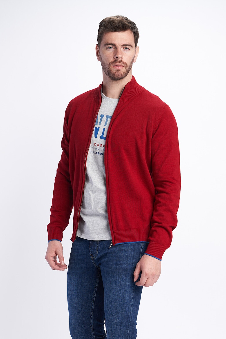 Lee Cooper Cardigan de bumbac cu fermoar - Pled.ro