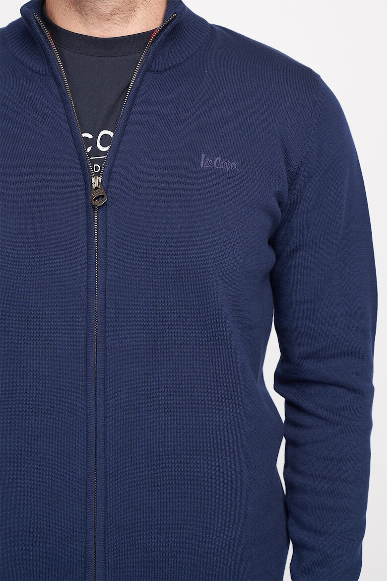 Lee Cooper Cardigan tricotat fin cu fermoar - Pled.ro