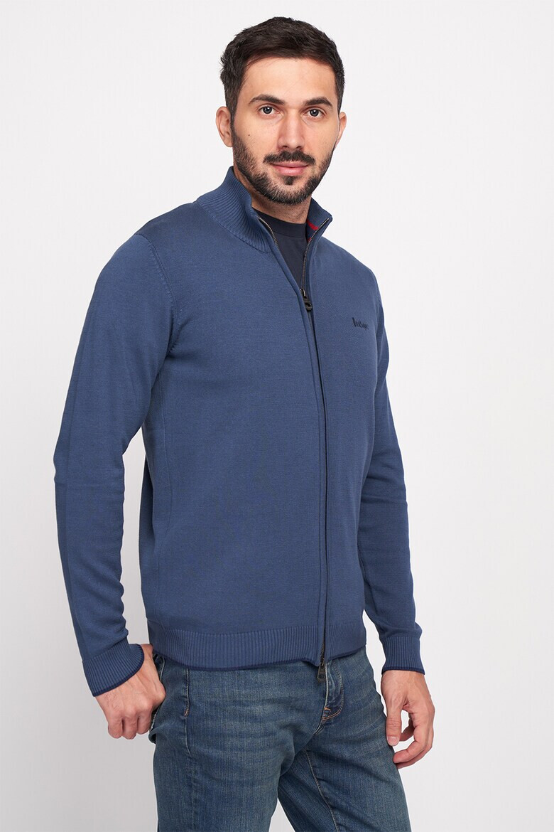 Lee Cooper Cardigan tricotat fin cu fermoar - Pled.ro