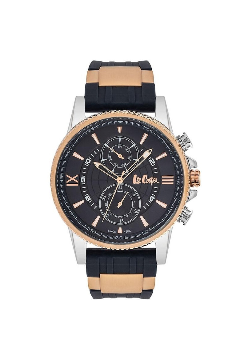 Lee Cooper Ceas barbatesc LC07014.599 Quartz Argintiu Rose gold - Pled.ro