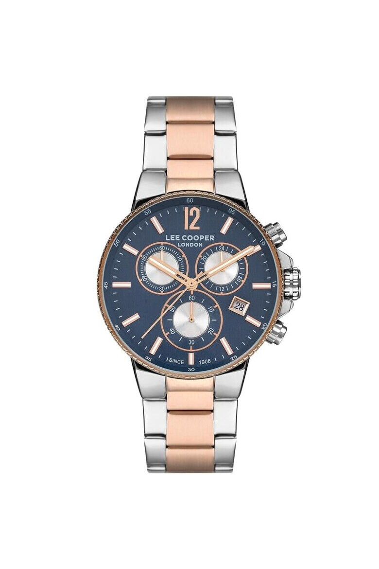 Lee Cooper Ceas barbatesc LC07317.590 Quartz Argintiu Rose gold - Pled.ro