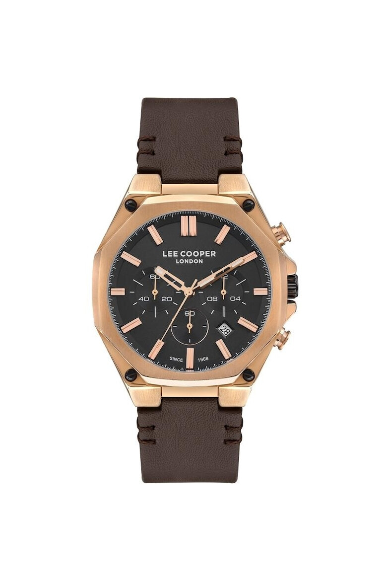 Lee Cooper Ceas barbatesc LC07318.452 Quartz Rose gold - Pled.ro