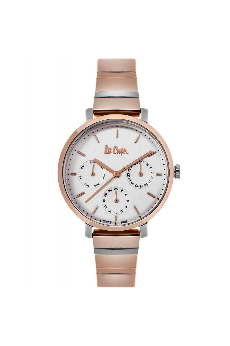 Lee Cooper Ceas dama LC06894.530 Quartz Argintiu Rose gold - Pled.ro