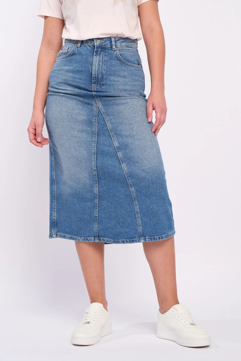 Lee Cooper Fusta midi din denim - Pled.ro