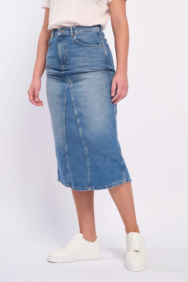 Lee Cooper Fusta midi din denim - Pled.ro