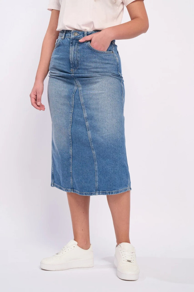 Lee Cooper Fusta midi din denim - Pled.ro