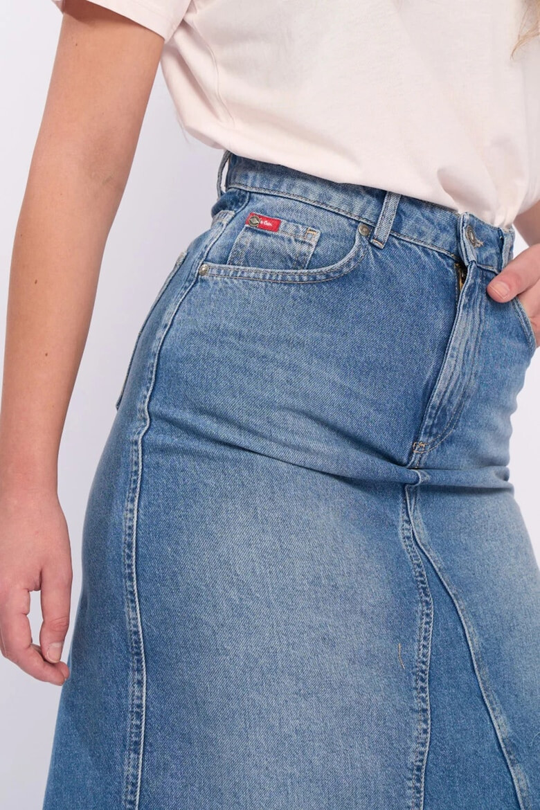 Lee Cooper Fusta midi din denim - Pled.ro