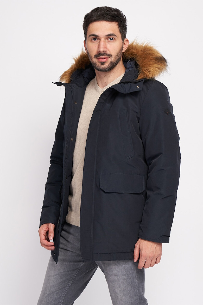 Lee Cooper Geaca parka cu detaliu de blana sintetica - Pled.ro