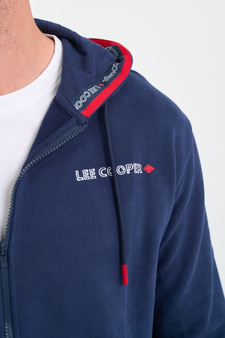 Lee Cooper Hanorac barbat cu gluga si logo Albastru - Pled.ro