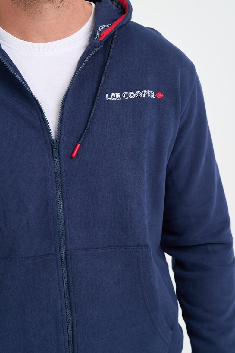 Lee Cooper Hanorac barbat cu gluga si logo Albastru - Pled.ro