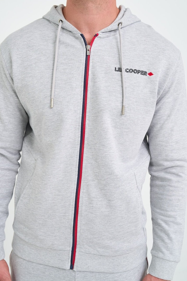 Lee Cooper Hanorac barbat cu gluga si logo Gri - Pled.ro