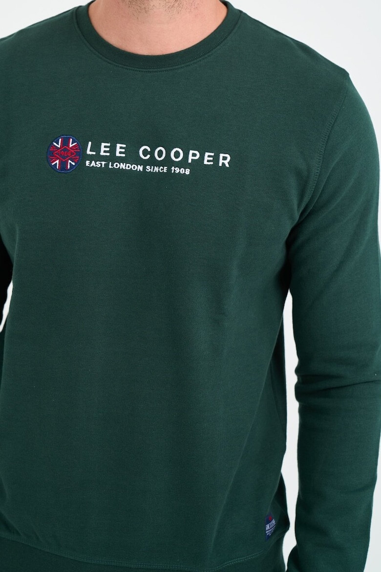 Lee Cooper Hanorac barbat cu logo aplicat Verde - Pled.ro