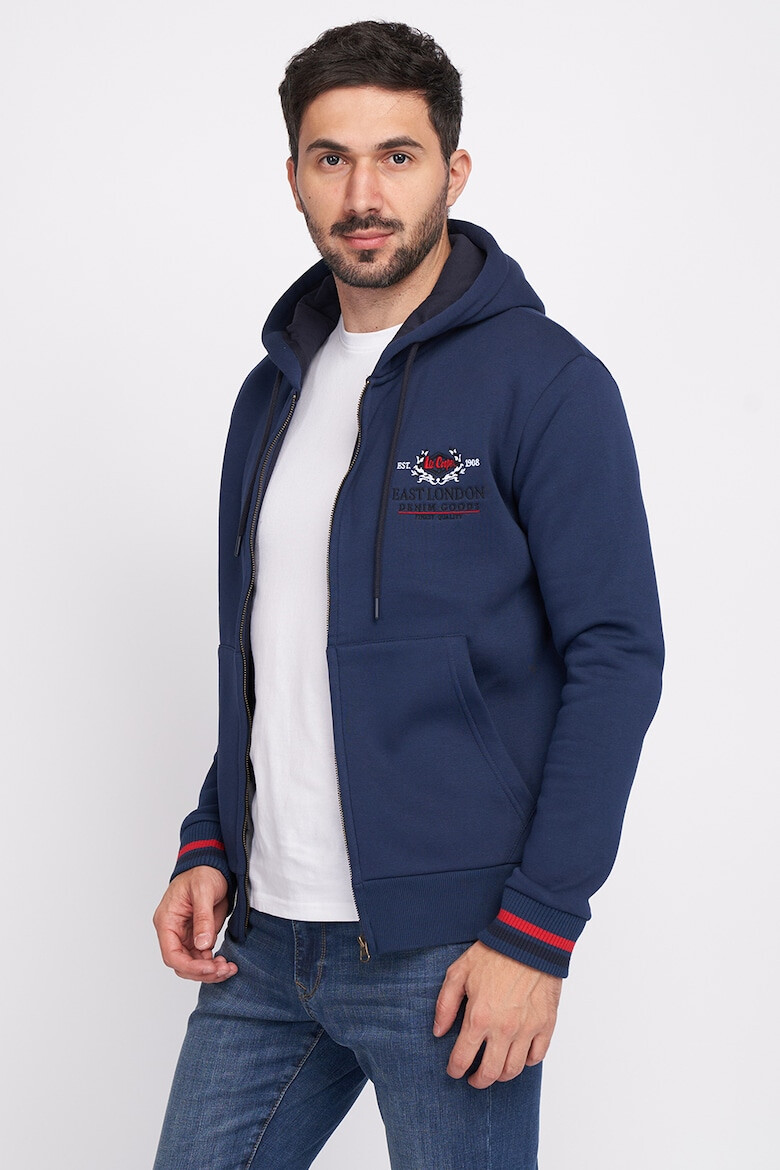 Lee Cooper Hanorac cu fermoar si buzunare frontale - Pled.ro