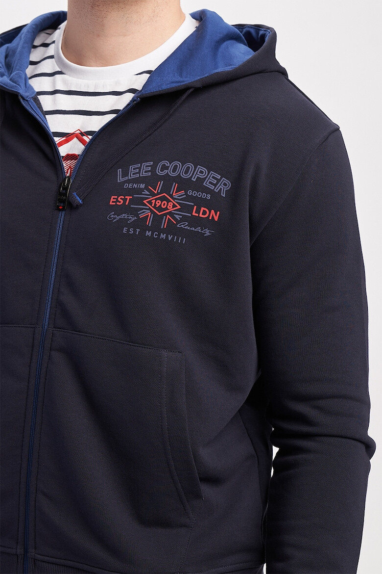 Lee Cooper Hanorac cu fermoar si logo - Pled.ro