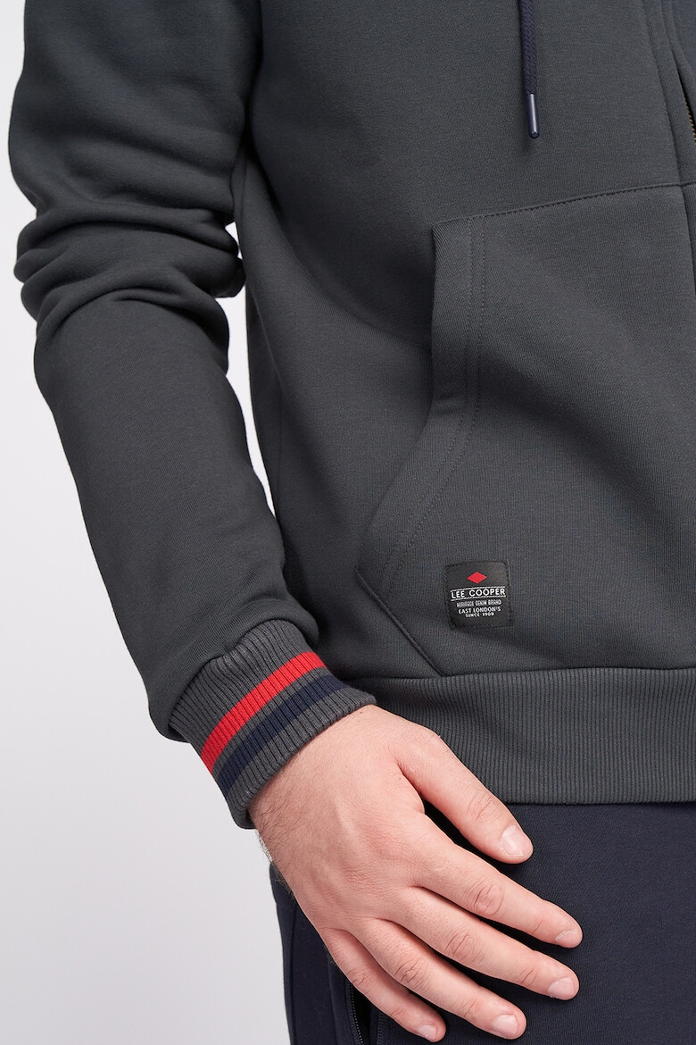 Lee Cooper Hanorac cu fermoar si logo - Pled.ro